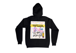 God's Plan Girls Black Pullover Hoodie