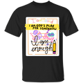 GOD'S PLAN Affirmation Faith Girls Black T-Shirt