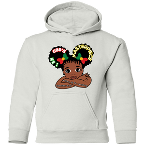 Masterpiece Girl's White Pullover Hoodie
