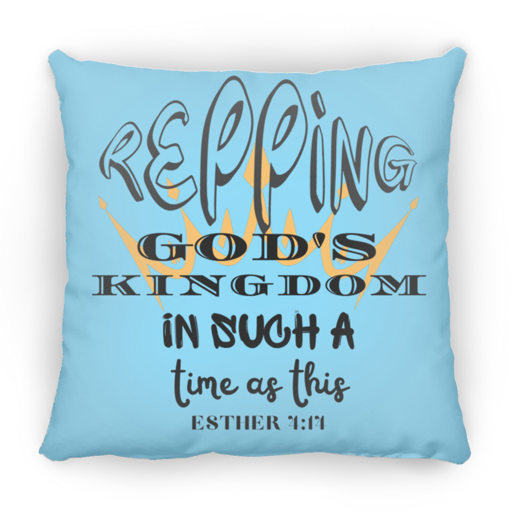 Kingdom Bible Scripture Faith Large Square Pillow for Bed and Sofa