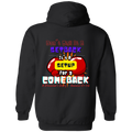 COMEBACK Bible Christian Faith Graphic Black Pullover Hoodie Unisex