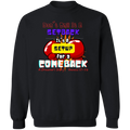 COMEBACK Christian Faith Bible Graphic Black Pullover Sweatshirt Unisex