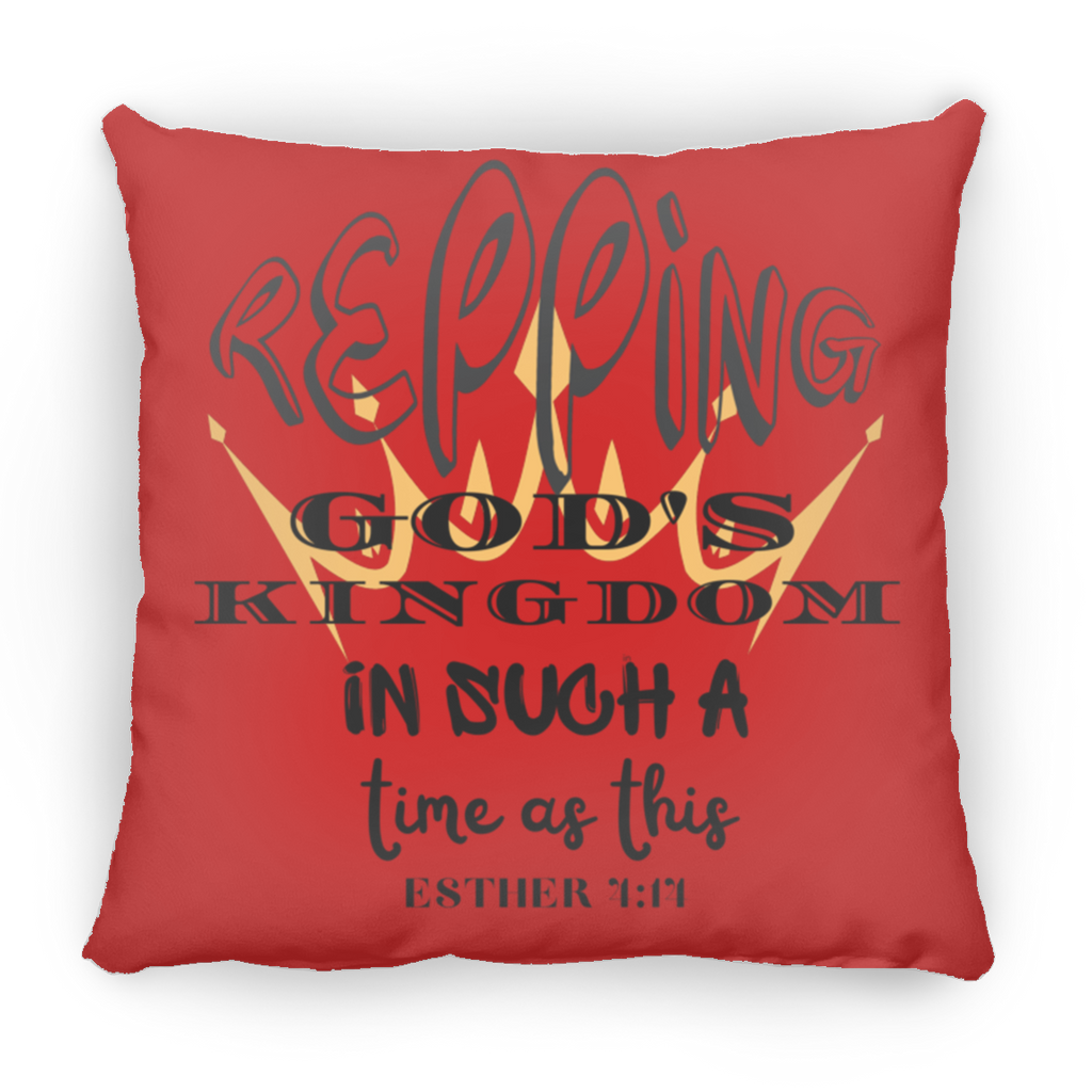 Kingdom Bible Scripture Faith Large Square Pillow for Bed and Sofa