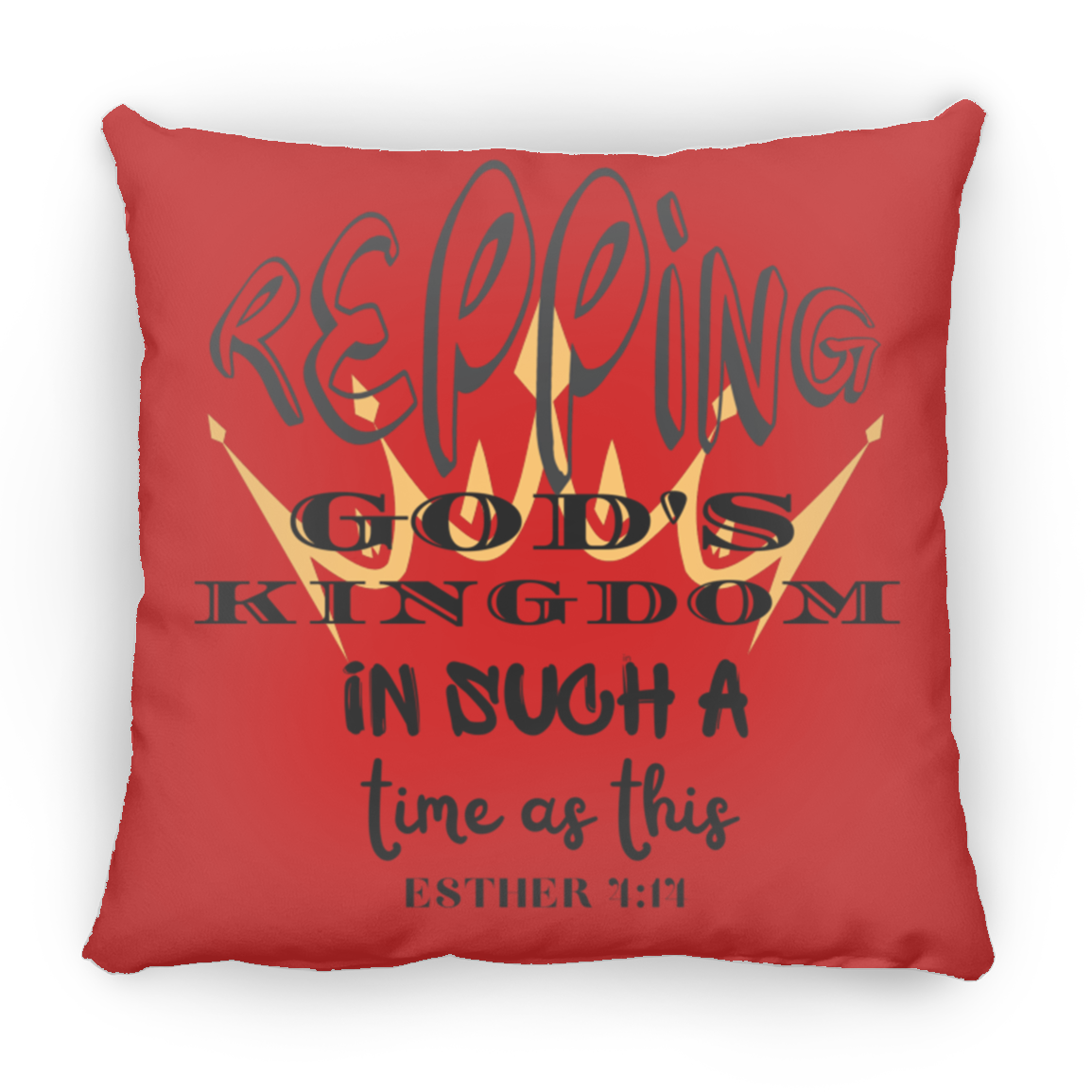 Kingdom Bible Scripture Faith Large Square Pillow for Bed and Sofa