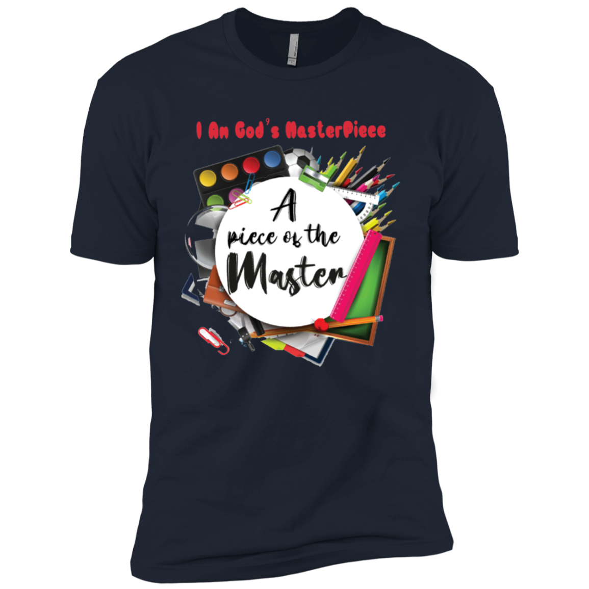 GOD'S MASTERPIECE Affirmation Christian Faith Boys' T-Shirt