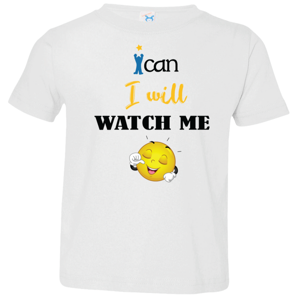 WATCH ME Affirmation Christian Faith Toddler Unisex Boys Girls T-Shirt