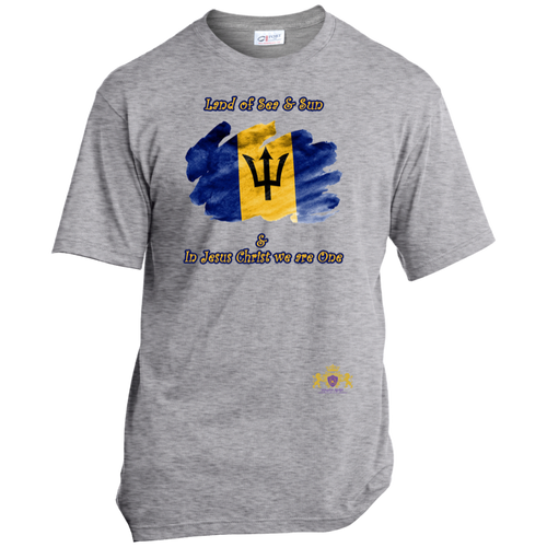 BARBADOS Godly Christian Faith Cultural Flag Unisex T-Shirt