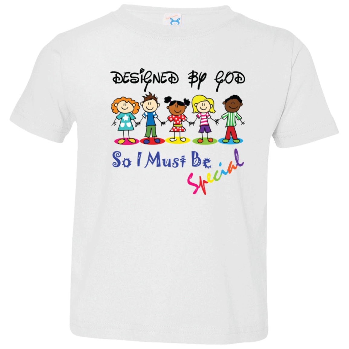 DESIGNED BY GOD Affirmation Christian Faith Toddler Unisex T-Shirt