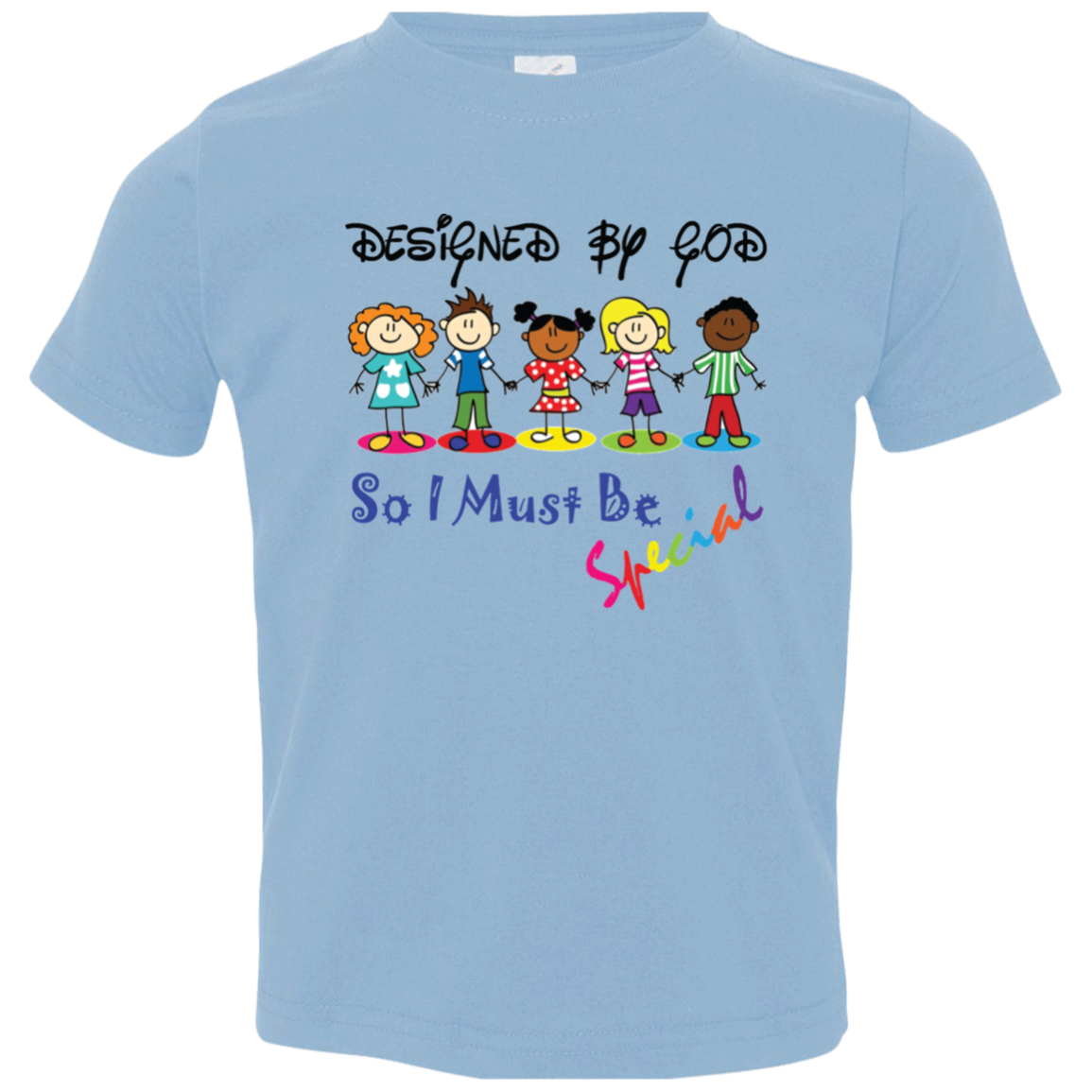 DESIGNED BY GOD Affirmation Christian Faith Toddler Unisex T-Shirt