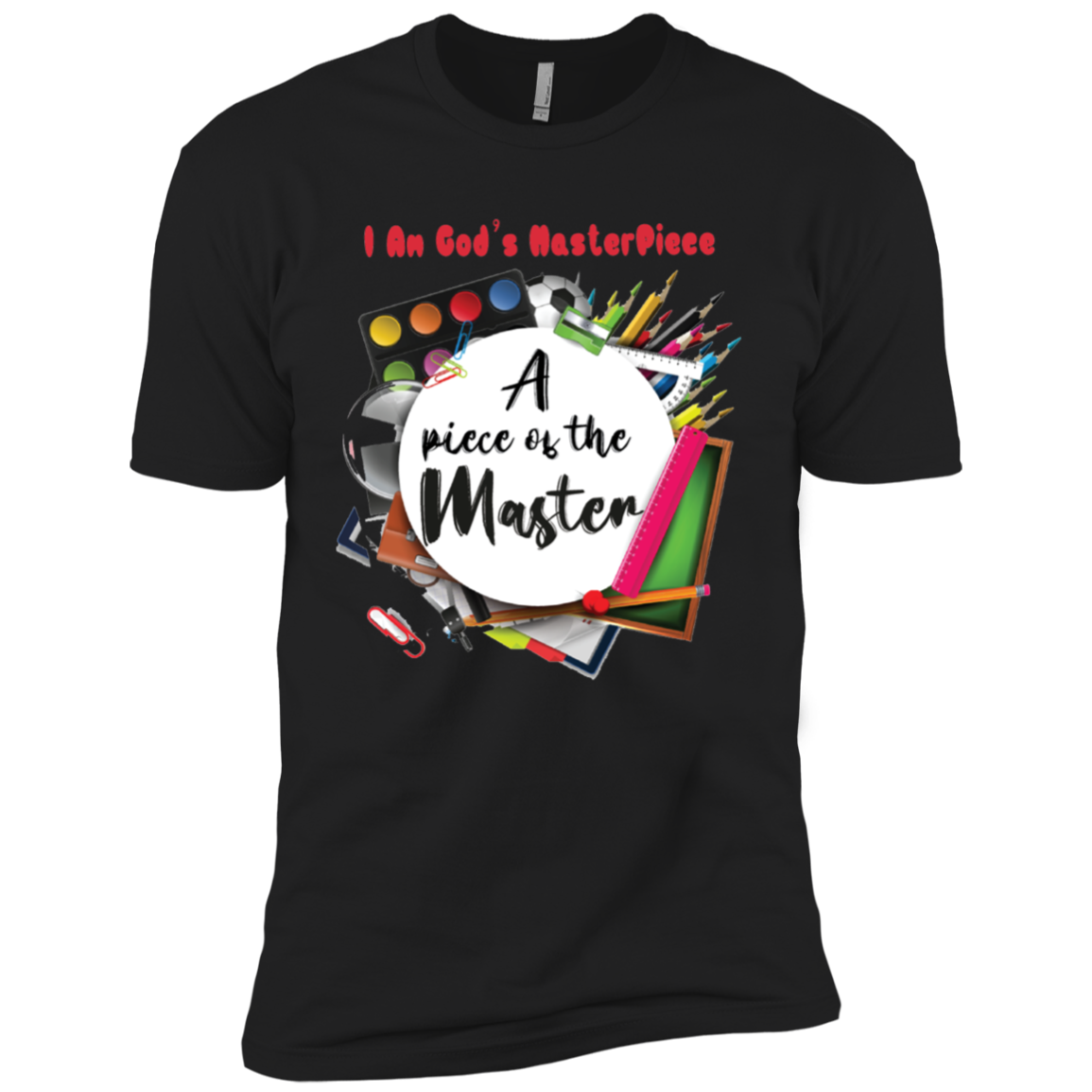 GOD'S MASTERPIECE Affirmation Christian Faith Boys' T-Shirt