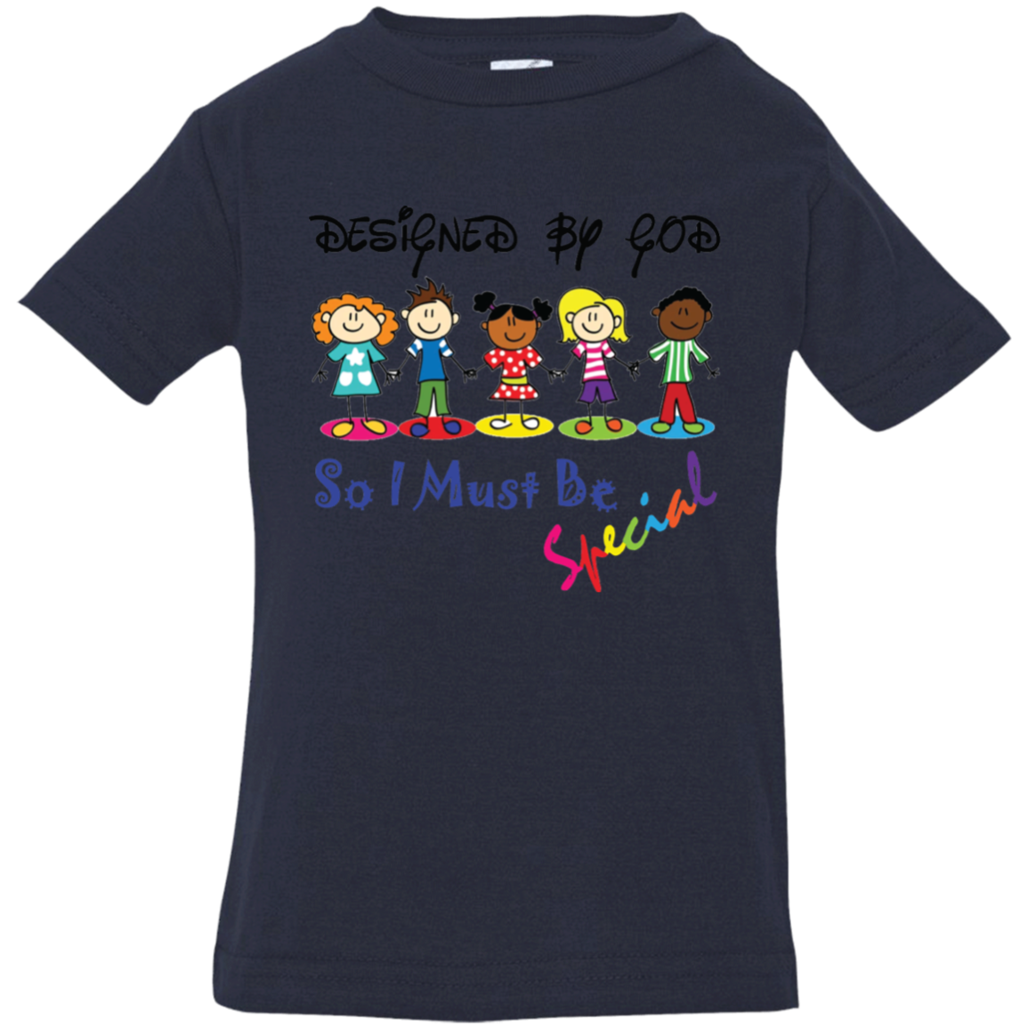 DESIGNED BY GOD Affirmation Christian Faith Unisex Infant T-Shirt