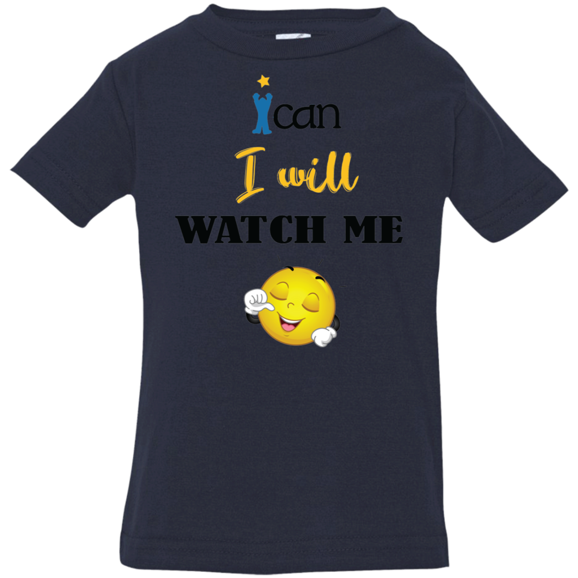 WATCH ME Affirmation Christian Faith Baby Unisex Girls Boys T-Shirt