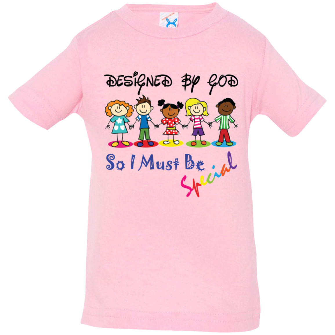 DESIGNED BY GOD Affirmation Christian Faith Unisex Infant T-Shirt