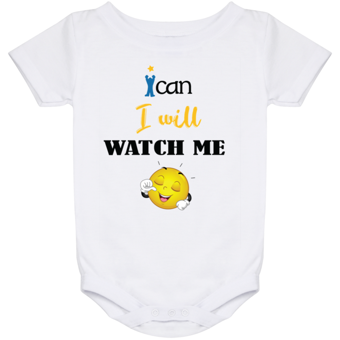 WATCH ME Affirmation Christian Faith Baby Onesie 12 months - 24 months