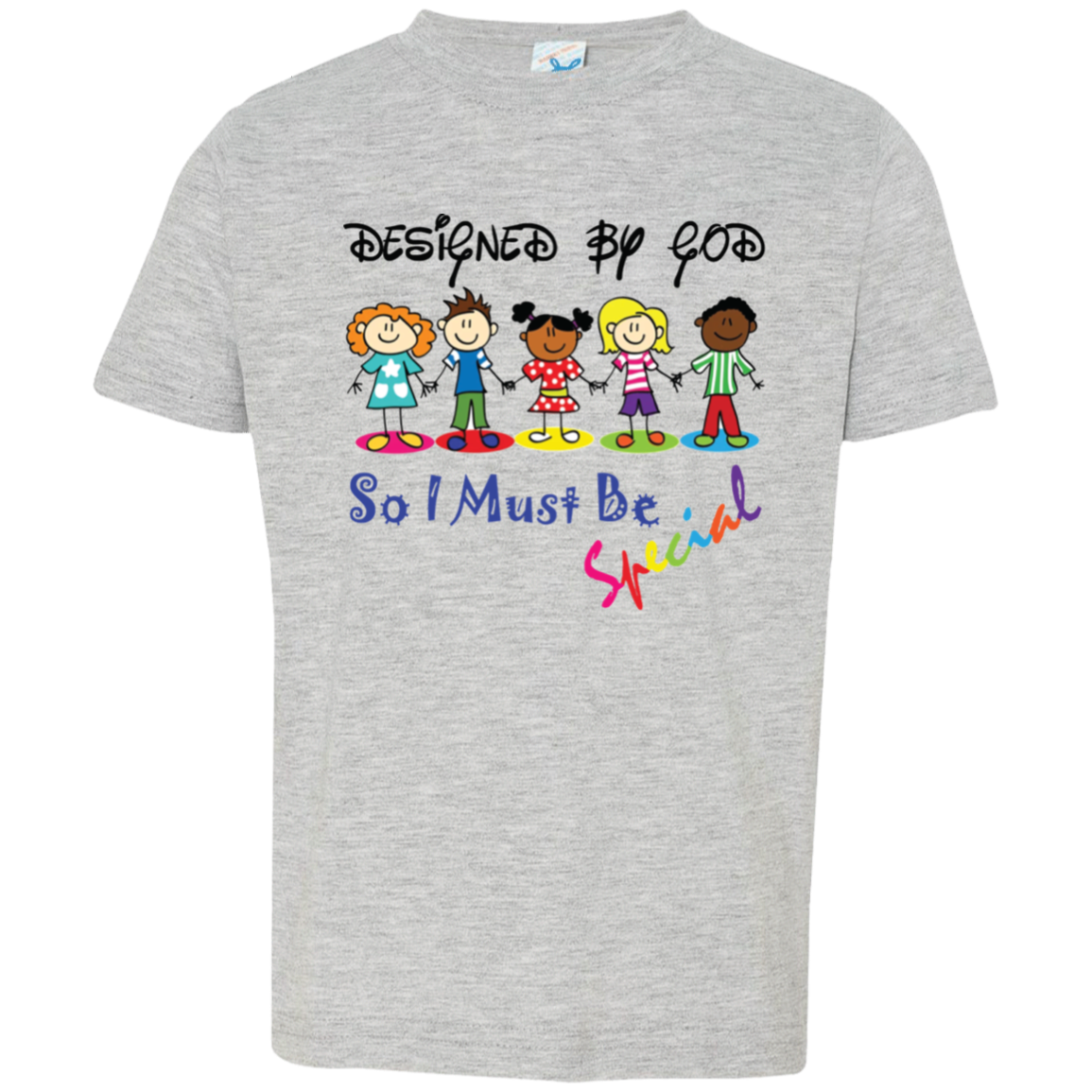 DESIGNED BY GOD Affirmation Christian Faith Toddler Unisex T-Shirt