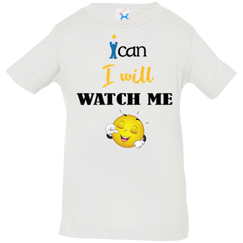 WATCH ME Affirmation Christian Faith Baby Unisex Girls Boys T-Shirt