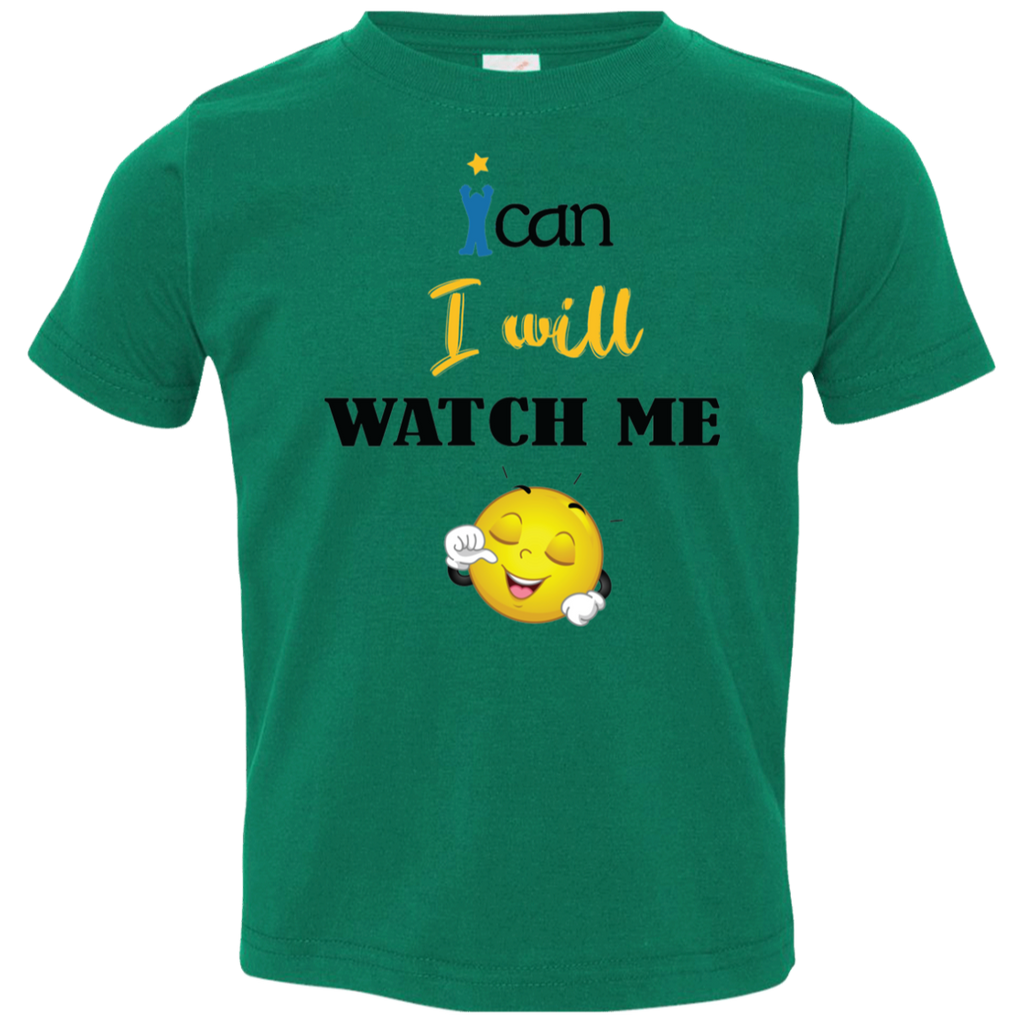 WATCH ME Affirmation Christian Faith Toddler Unisex Boys Girls T-Shirt