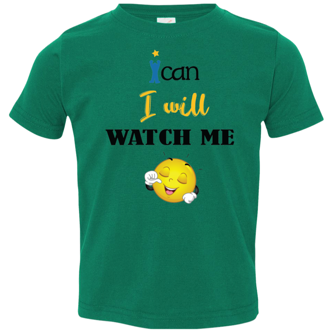 WATCH ME Affirmation Christian Faith Toddler Unisex Boys Girls T-Shirt
